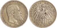 Württemberg 5 Mark Wilhelm II. 1891-1918. -