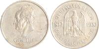 Weimarer Republik 3 Reichsmark Goethe. -