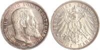 Württemberg 3 Mark Wilhelm II. 1891-1918. -
