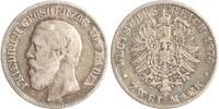 Baden 2 Mark Friedrich I. 1856-1907. -