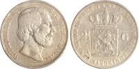 Niederlande 2 1/2 Gulden Wilhelm III. 1849-1890 -