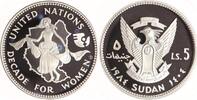 Sudan 5 Pounds Dekade der Frau. -