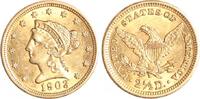 USA 2 1/2 Dollars 1903 Coronet Head. Vorzüglich