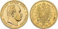 Preussen 10 Mark 1872 A Wilhelm I. 1861-1888. Fast Stempelglanz
