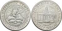 USA 1/2 Dollar Iowa Statehood Centennial. -