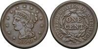 USA 1 Cent Braided Hair Cent. -