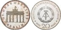 DDR 20 Mark 1990 A Brandenburger Tor. Polierte Platte in Kapsel, winzige... 75,00 EUR  zzgl. 5,00 EUR Versand