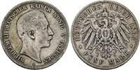 Preussen 5 Mark 1895 A Wilhelm II. 1888-1918. Sehr sch&ouml;n 75,00 EUR  zzgl. 5,00 EUR Versand