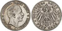 Preussen 5 Mark 1907 A Wilhelm II. 1888-1918. Sehr sch&ouml;n 70,00 EUR  zzgl. 5,00 EUR Versand