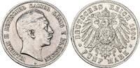 Preussen 5 Mark 1908 A Wilhelm II. 1888-1918. Sehr sch&ouml;n 70,00 EUR  zzgl. 5,00 EUR Versand