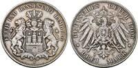 Hamburg 3 Mark 1909 J Sehr sch&ouml;n 45,00 EUR  zzgl. 5,00 EUR Versand