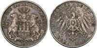 Hamburg 3 Mark 1913 J Sehr sch&ouml;n 45,00 EUR  zzgl. 5,00 EUR Versand