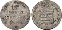 Sachsen 1/12 Taler 1830 Anton 1827-1836. Vorz&uuml;glich 75,00 EUR  zzgl. 5,00 EUR Versand
