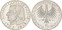 Bundesrepublik Deutschland 5 DM 1964 J Fichte. Vorz&uuml;glich - Stempelglanz 25,00 EUR  zzgl. 5,00 EUR Versand