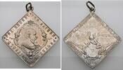 Bayern Klippenf&ouml;rmige Silbermedaille 1888 Auf das 8. Bayerische Vereins-... 225,00 EUR  zzgl. 5,00 EUR Versand