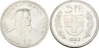 Schweiz 5 Franken 1923 B Vorz&uuml;glich - Stempelglanz 175,00 EUR  zzgl. 5,00 EUR Versand