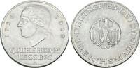 Weimarer Republik 3 Reichsmark 1929 A Lessing. Vorzüglich - Stempelglanz
