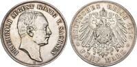 Sachsen 5 Mark Friedrich August III. 1904-1918. -