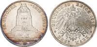 Sachsen 3 Mark Friedrich August III. 1904-1918. -