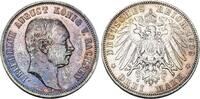 Sachsen 3 Mark Friedrich August III. 1904-1918. -