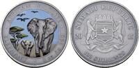 Somalia 100 Shillings African Wildlife - Elephant. -