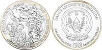 Ruanda 50 Amafaranga Elephant. -