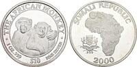 Somalia 10 Dollars The African Monkey. -