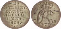 Dänemark 2 Skilling Christian VII. 1766-1808. -