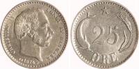 Dänemark 25 Öre Christian IX. 1863-1906. -