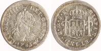 Spanien 1/2 Real Carlos III. 1759-1788. -