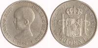 Spanien 50 Centesimos Alfonso XIII. 1886-1931. -