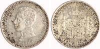 Spanien 50 Centesimos Alfonso XIII. 1886-1931. -