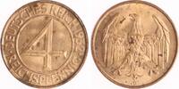 Weimarer Republik 4 Reichspfennig -