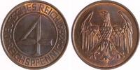 Weimarer Republik 4 Reichspfennig -