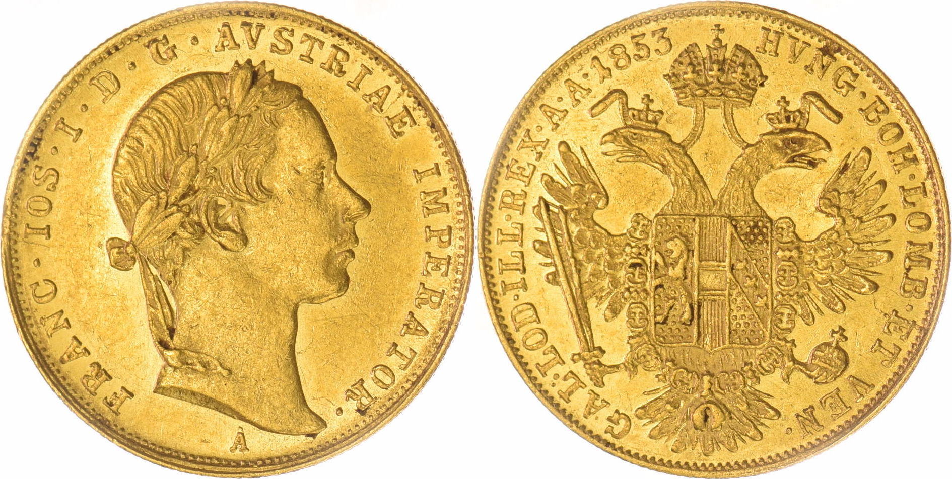 Dukaten Preis Bank Austria Kaisertum Österreich Dukat 1854 Franz Joseph I. A Wien | MA-Shops
