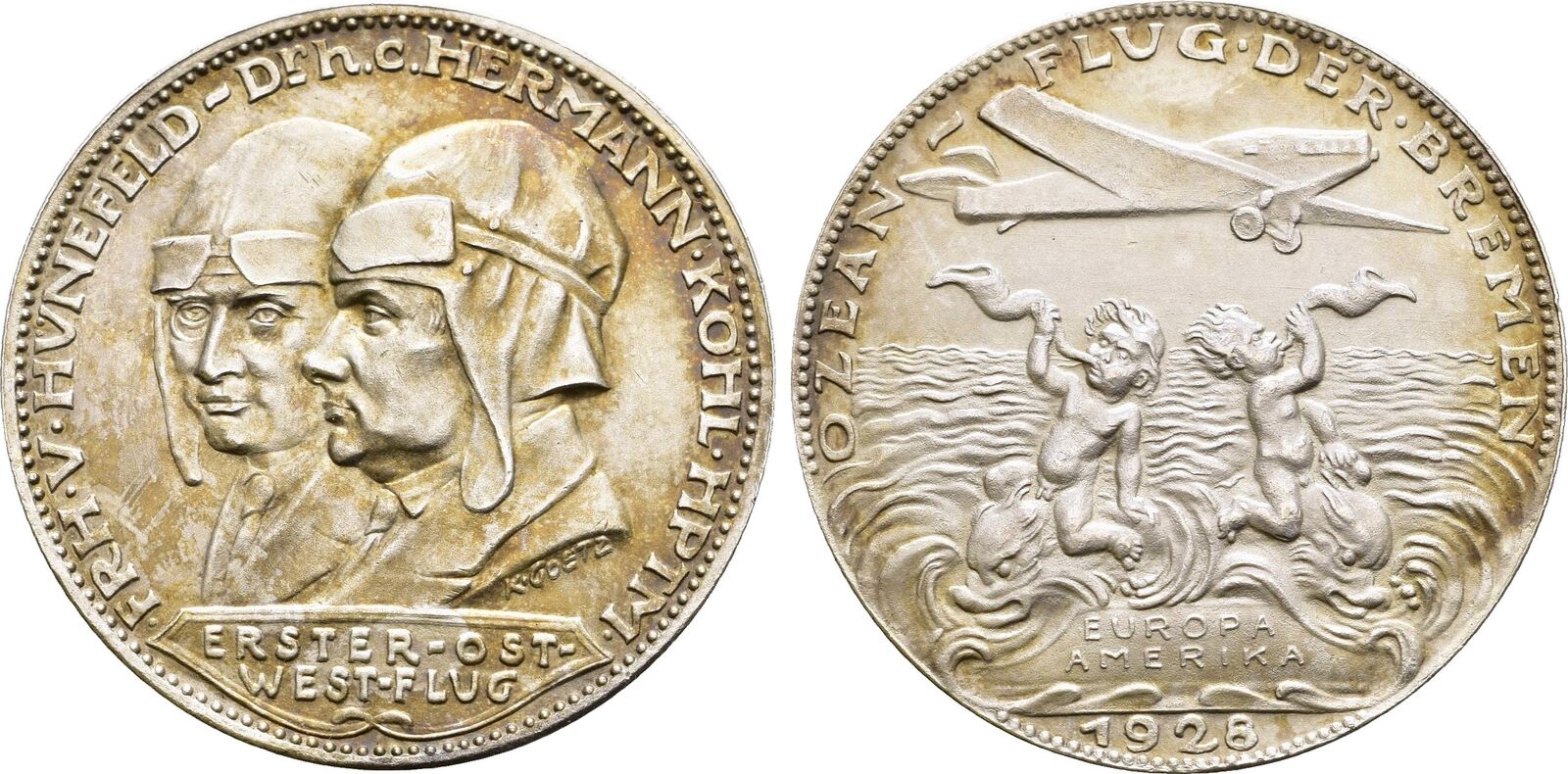 München, Stadt Silbermedaille 1928, Vorzüglich