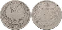 Russland Poltina (1/2 Rubel) 1819, Kaiserreich Alexander I., 1801-1825 Fast Sehr schön
