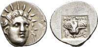 Karien Hemidrachme 125/88 v. Chr., Insel Rhodos Vorzüglich