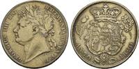 Grossbritannien 1/2 Crown Königreich Georg IV., 1820-1830, König von Hannover -