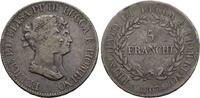 Italien 5 Franchi Lucca und Piombino, Fürstentum Elisa Bonaparte und Felix Baciocchi, 1805-1814 -