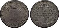 Schweiz 1/2 Batzen Basel, Bistum Joseph Sigismund von Roggenbach, 1782-1793 -