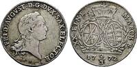 Sachsen, Kurfürstentum 1/2 Konventionstaler Friedrich August III. (I.), 1763-1827, 1806 König -