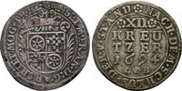 Mainz, Erzbistum 12 Kreuzer 1694, Anselm Franz von Ingelheim, 1679-1695 Sehr schön