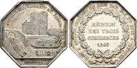 Frankreich 8eckige Medaille Königreich Ludwig Philipp, 1830-1848 -