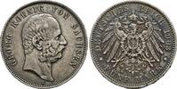 SACHSEN, KÖNIGREICH 5 Mark Georg, 1902-1904 -