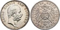 SACHSEN, KÖNIGREICH 5 Mark Georg, 1902-1904 -