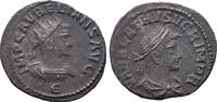 Kaiserliche Prägungen Antoninian Aurelianus und Vabalathus. -