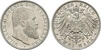 WÜRTTEMBERG, KÖNIGREICH 2 Mark Wilhelm II., 1891-1918 -