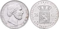 Niederlande 2 1/2 Gulden Königreich Wilhelm III., 1849-1890 -