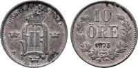 Schweden 10 Öre Königreich Oskar II., 1872-1907, bis 1905 König von Norwegen -